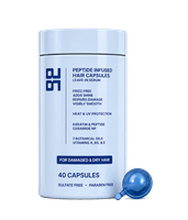Get Glazy blue hair capsules bottle