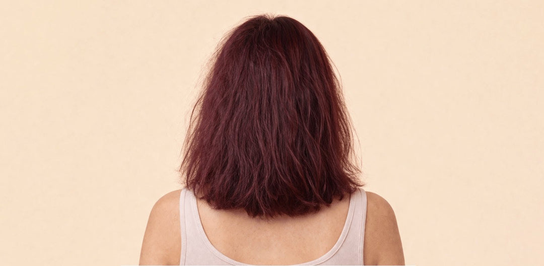 Faded color-treated hair before Glazy Pop
