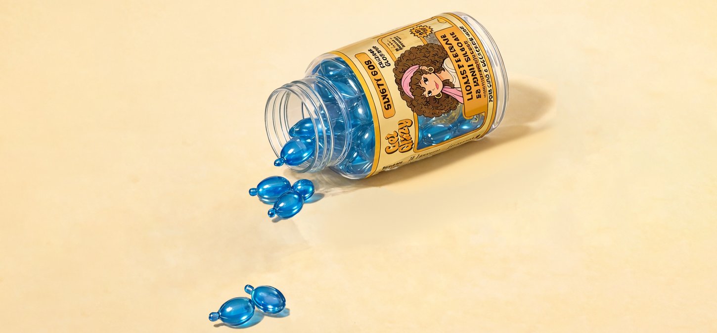 Thirsty Glazy capsule bottle — deep repair complex for dry damaged hair