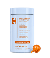 Get Glazy orange hair capsules bottle