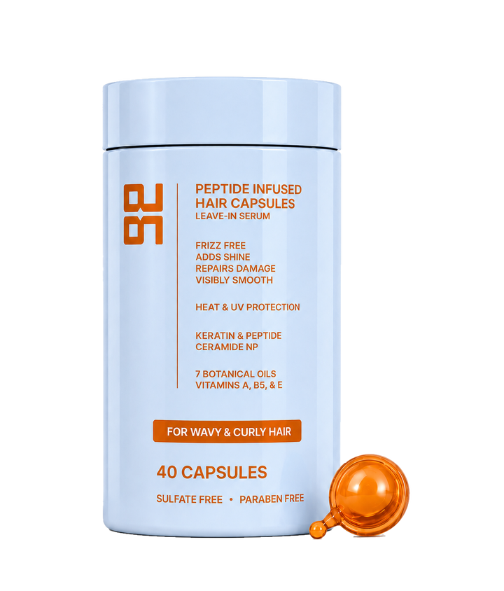 Get Glazy orange hair capsules bottle